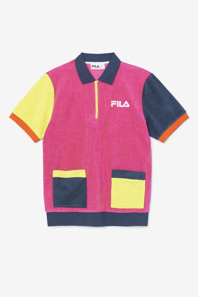 Fila Polo Herre Rosa Analu 486597-VWY